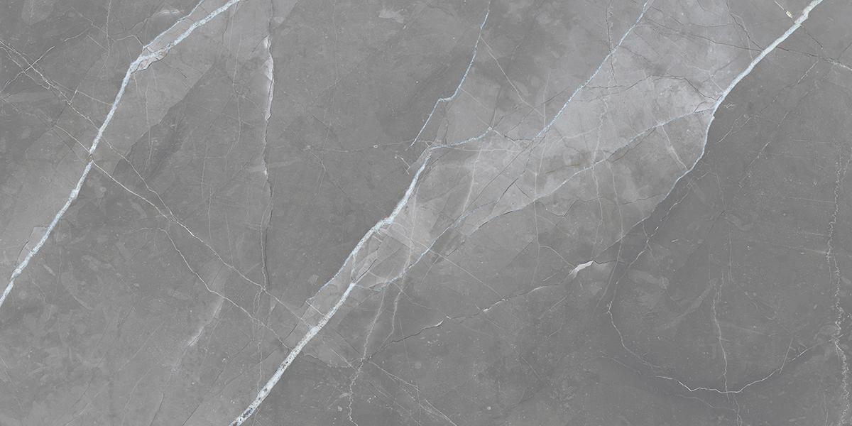 RAK Amani Light Grey Polished Marble-Effect Porcelain Tile