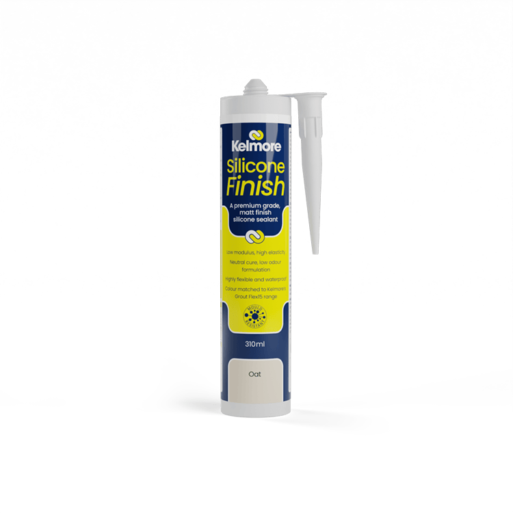 Kelmore Silicone Finish Oat 310ml - High-quality tile sealing solution