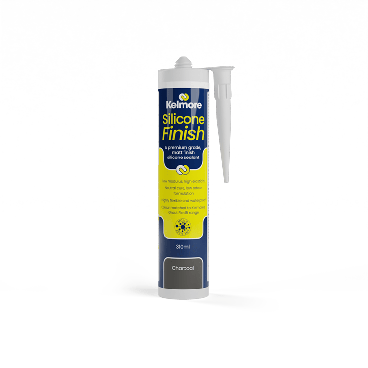 Kelmore Silicone Finish Charcoal 310ml - High-quality tile sealing solution