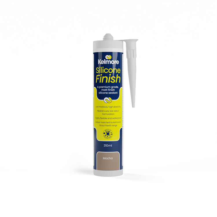 Kelmore Silicone Finish Mocha 310ml - High-quality tile sealing solution