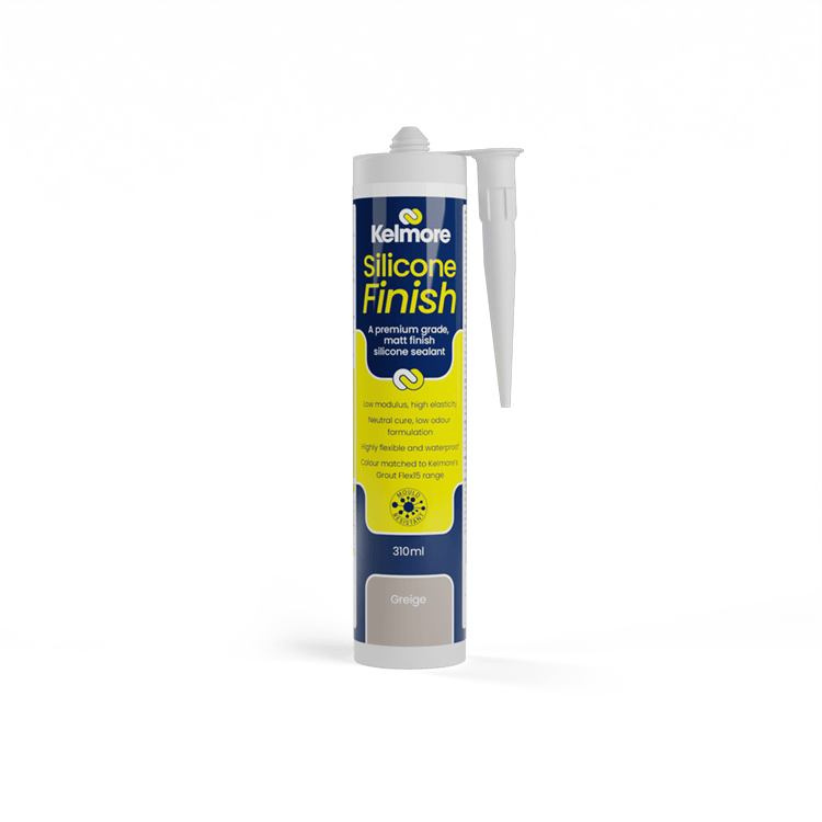 Kelmore Silicone Finish Greige 310ml - High-quality tile sealing solution