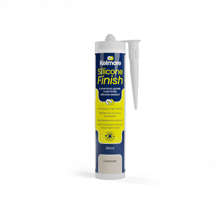 Kelmore Silicone Finish Caramel 310ml - High-quality tile sealing solution