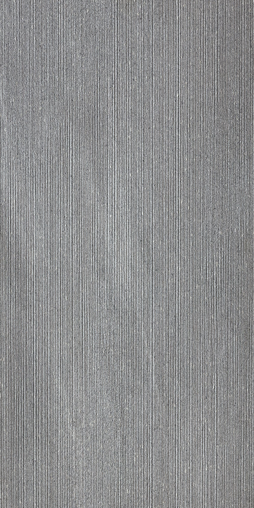 RAK Curton Grey Line Décor Rustic Concrete-Effect Porcelain Tile 60x60cm — Clearance Pallet Deal