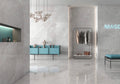 Amalfi Pearl Polished Marble-Effect Porcelain Tile