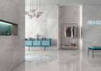 Amalfi Pearl Polished Marble-Effect Porcelain Tile