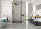 Zen White Polished Onyx-Effect Porcelain Tile