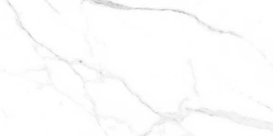 Alpine White marble effect matt porcelain tile 60x120cm with subtle grey veining - tile face