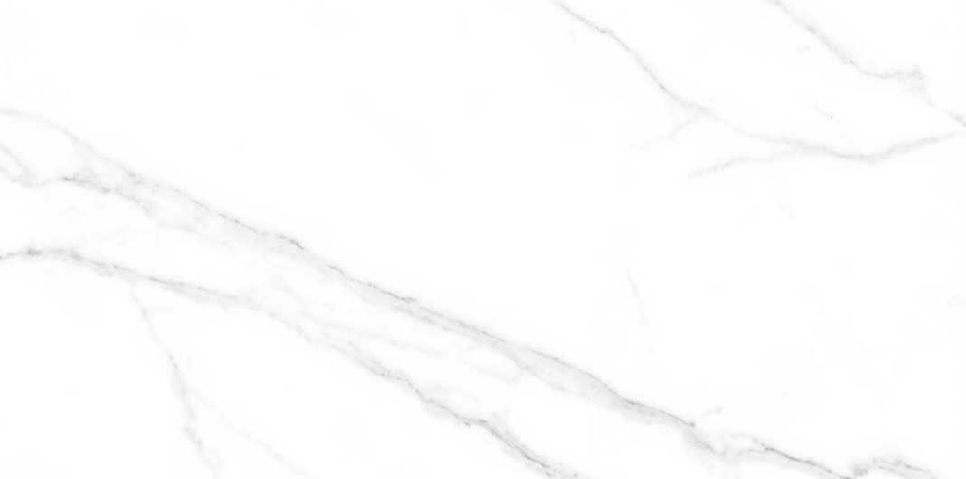 Alpine White marble effect matt porcelain tile 60x120cm with subtle grey veining - tile face