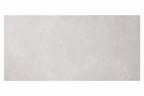 Clay White marble effect glossy porcelain tile 60x120cm with soft marble veining.