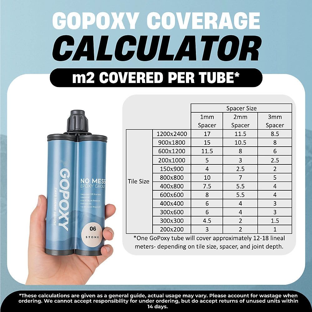 GoPoxy No Mess Epoxy Grout - High-quality tile grouting solution