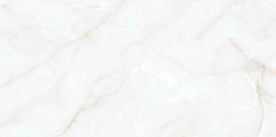 Halo White Onyx Gloss Porcelain Tile 60x120cm luxury white marble effect tile polished floor and wall tile - tile face