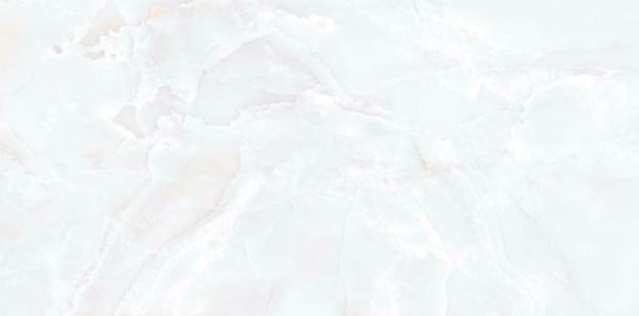 Misty White Onyx Gloss Porcelain Tile 60x120cm white onyx marble effect tile with subtle beige veining luxury floor tile - tile face