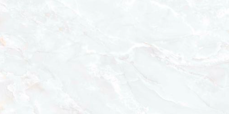 Misty White Onyx Gloss Porcelain Tile 60x120cm white onyx marble effect tile with subtle beige veining luxury floor tile - tile face