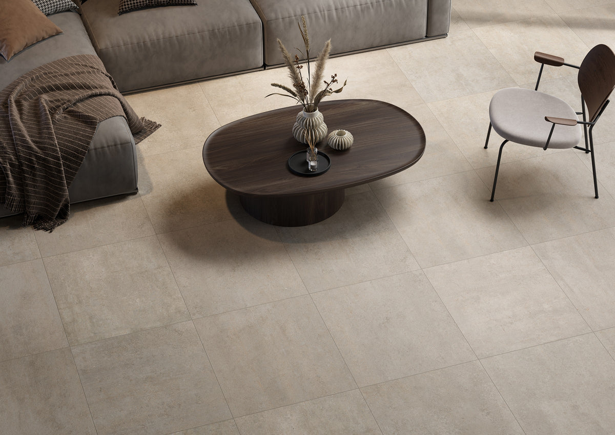 RAK Clay Stone Beige Stone-Effect Porcelain Tile
