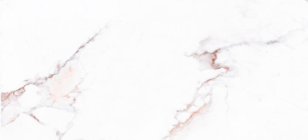 Snowflake Crystal glossy marble effect porcelain tile 60x120cm with soft white tones and subtle and striking veining showing a single tile phase.