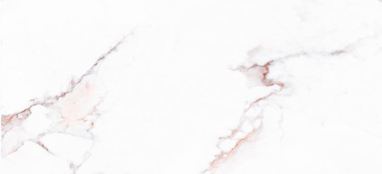 Snowflake Crystal glossy marble effect porcelain tile 60x120cm with soft white tones and subtle and striking veining showing a single tile phase.