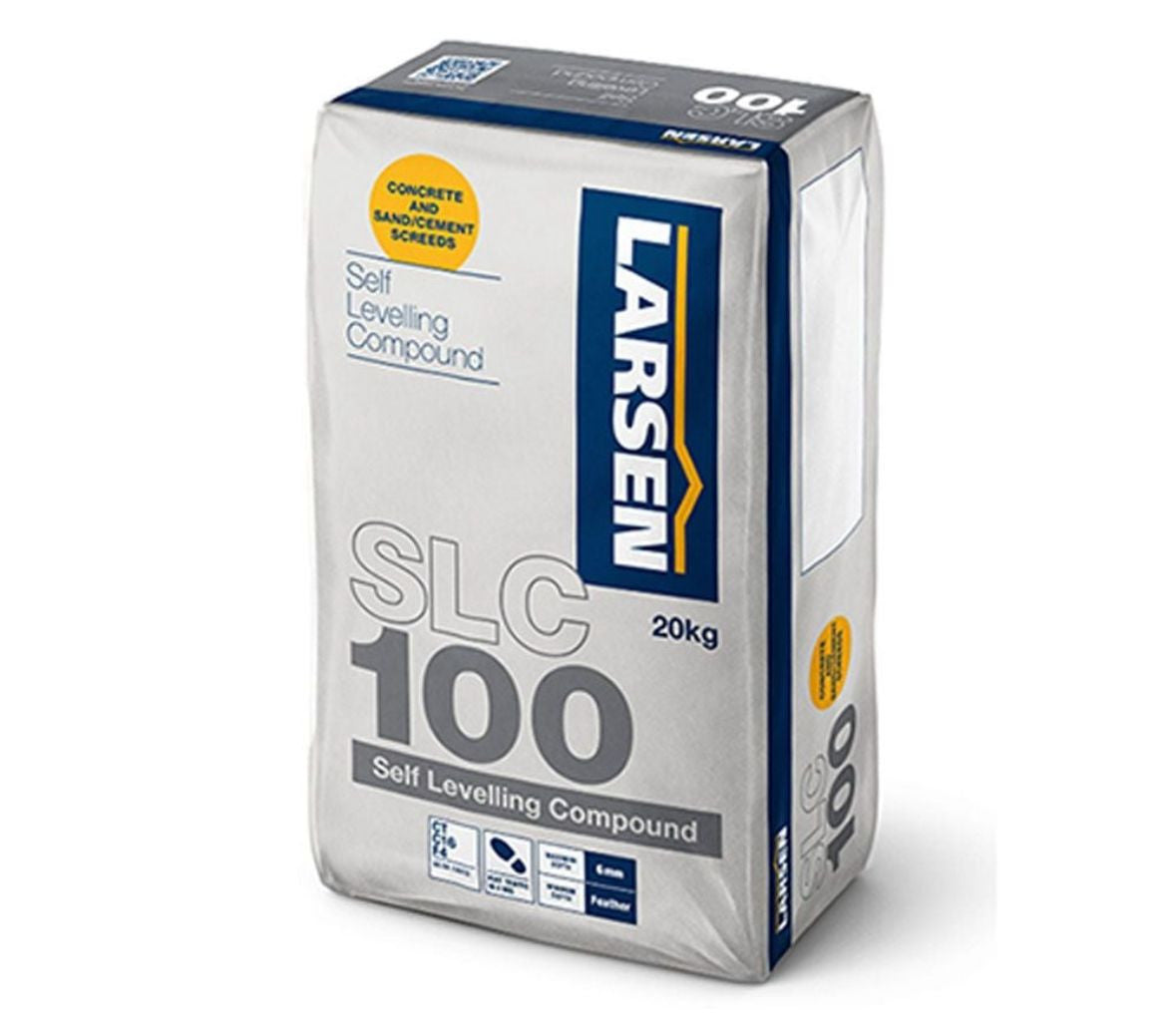 Larsen SLC100 – Concrete & Sand/Cement Screeds 20kg - Larsen self-levelling compound