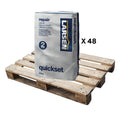 Larsen Quickset Repair Mortar Dark Grey 25kg (48 Bag Pallet) - Larsen self-levelling compound