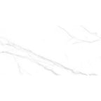 Alpine White marble effect matt porcelain tile 60x120cm with subtle grey veining - tile face