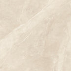 Amalfi Ivory Polished Marble-Effect Porcelain Tile