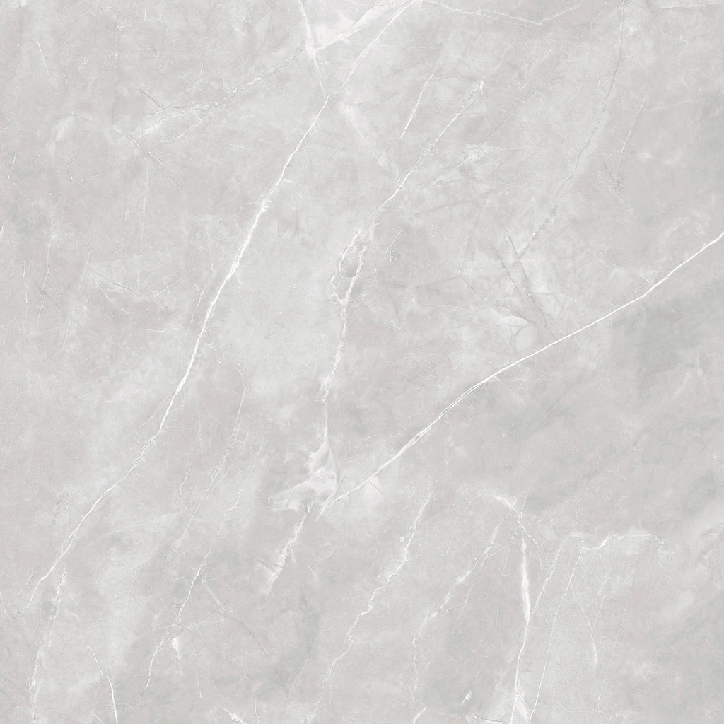 Amalfi Pearl Polished Marble-Effect Porcelain Tile