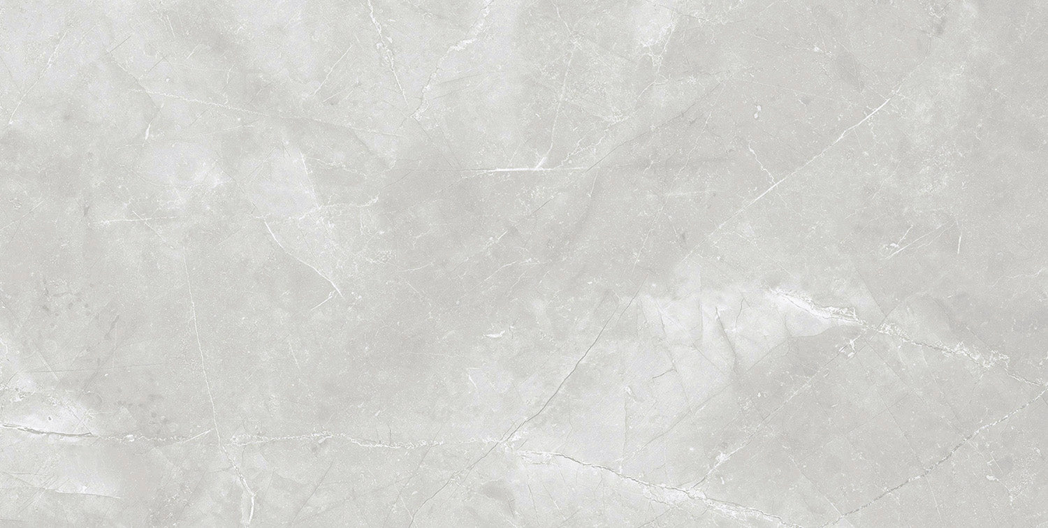 Amalfi Pearl Polished Marble-Effect Porcelain Tile