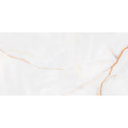 Aurora copper Onyx Gloss Porcelain Tile 60x120cm luxury white tile with copper veins - tile face