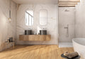 Borealis Gold Super-Polished Marble-Effect Porcelain Tile