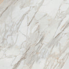 Calacatta Gold Polished Marble-Effect Porcelain Tile — tile detail