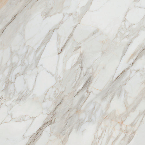 Calacatta Gold Polished Marble-Effect Porcelain Tile — tile detail