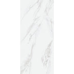 Carrara Grey Matt Marble-Effect Porcelain Tile — tile detail