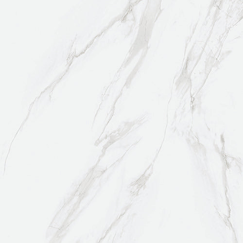 Carrara Grey Matt Marble-Effect Porcelain Tile — tile detail