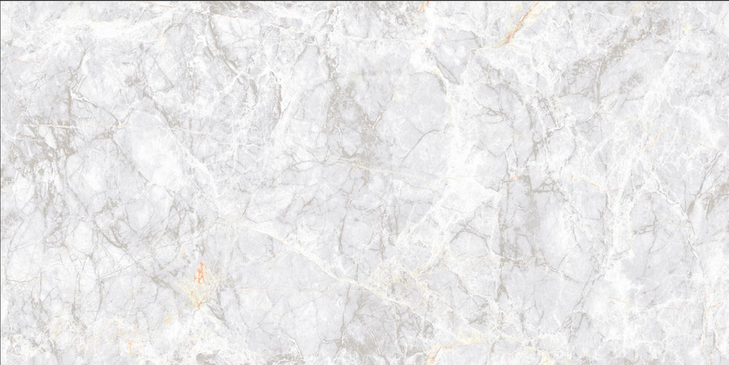 Close-up of individual tile pattern in the Celeste Grey range with high-gloss finish and elegant marble texture.