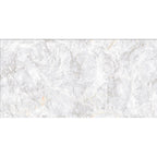 Close-up of individual tile pattern in the Celeste Grey range with high-gloss finish and elegant marble texture.