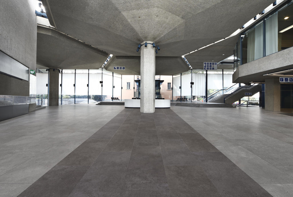 RAK Cemento Cool Grey Matt Outdoor Porcelain Paving 60x60x20cm — Clearance Pallet Deal