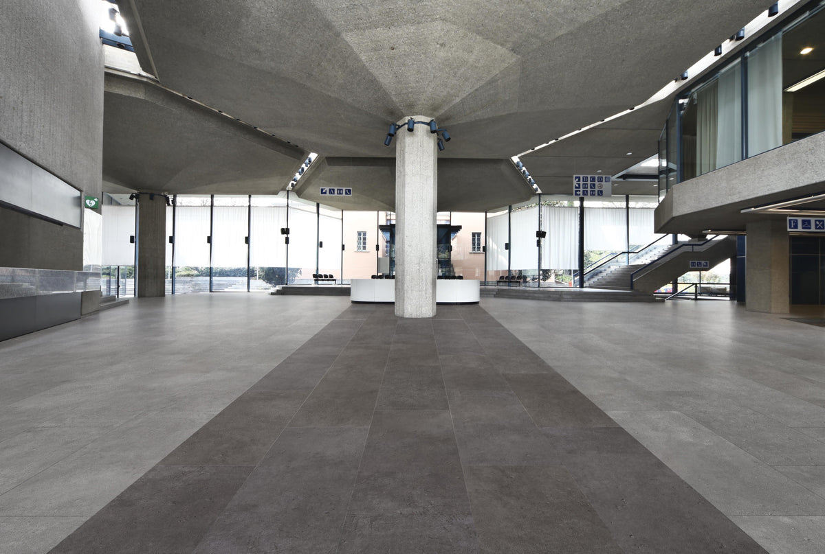 RAK Cemento Cool Grey Matt Outdoor Porcelain Paving 60x60x20cm — Clearance Pallet Deal