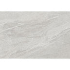 Light grey speckled stone effect porcelain paving tile face 900x600mm