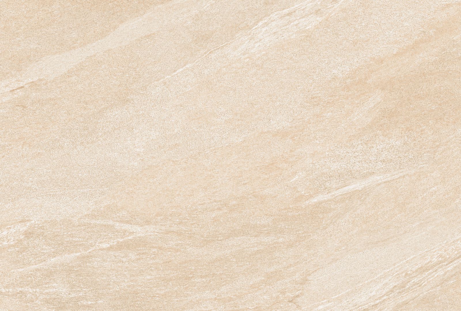 Warm cream veined stone effect porcelain paving tile face 900x600mm