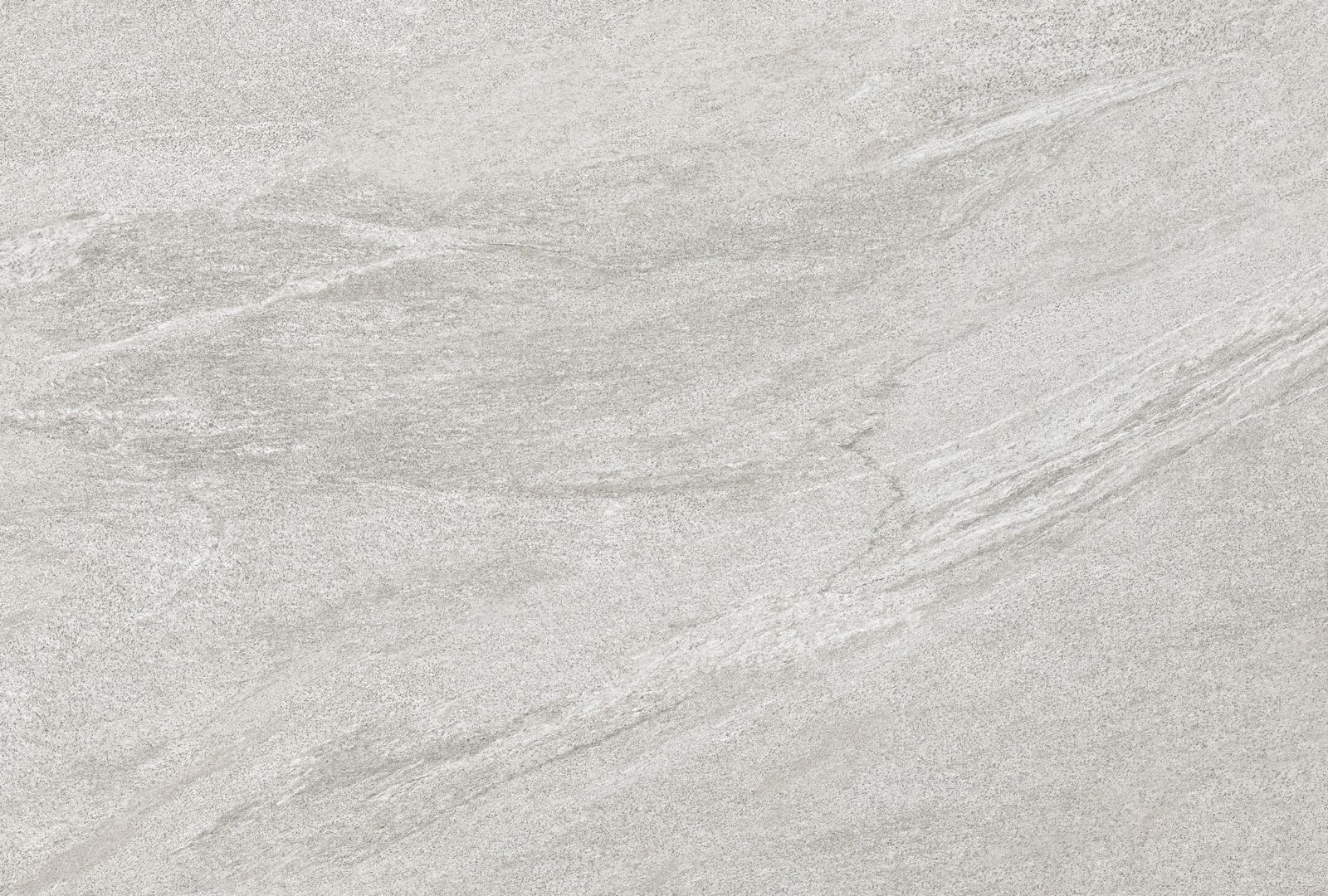 Light grey speckled stone effect porcelain paving tile face 900x600mm