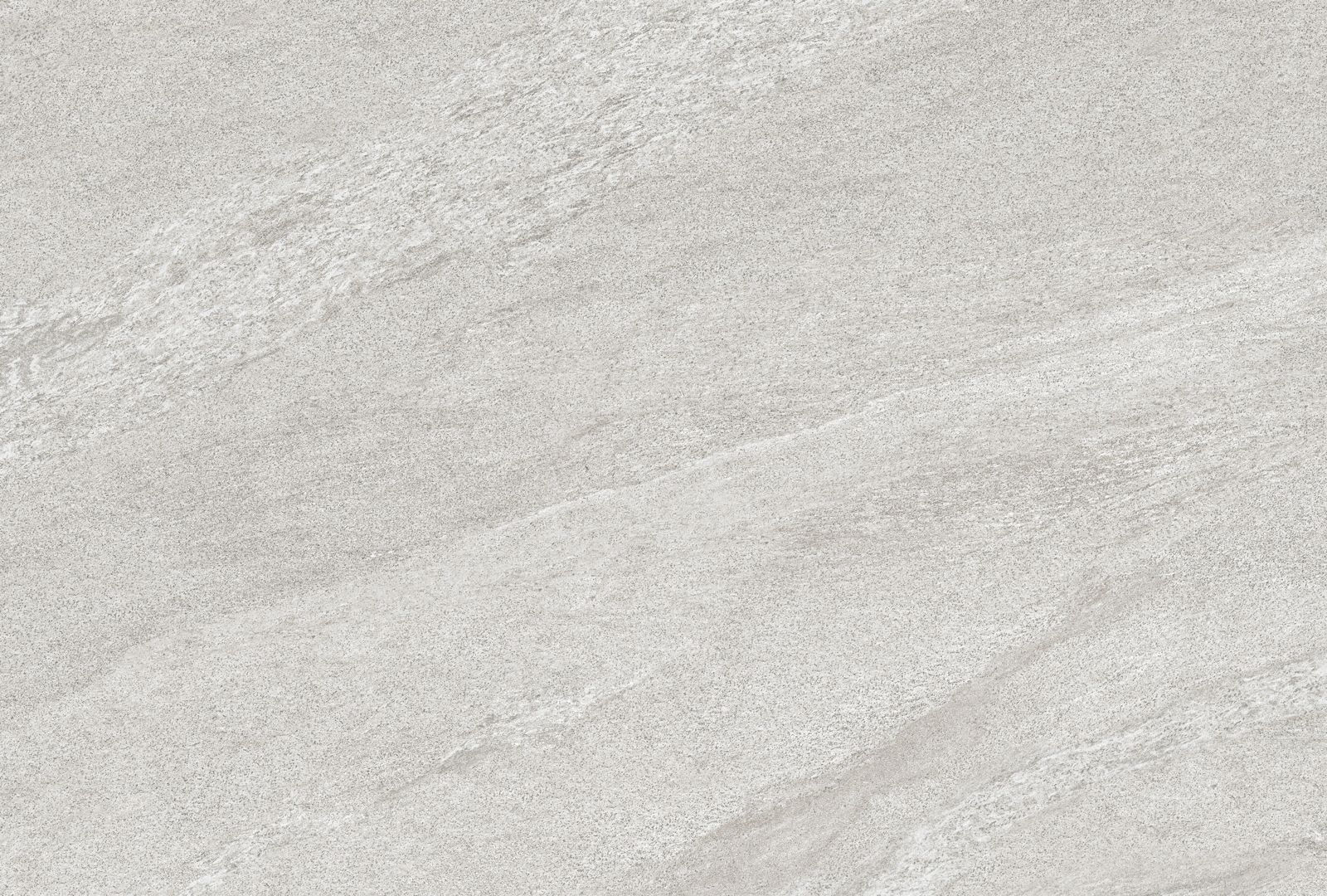Neutral light grey porcelain paving tile showing directional movement 900x600mm