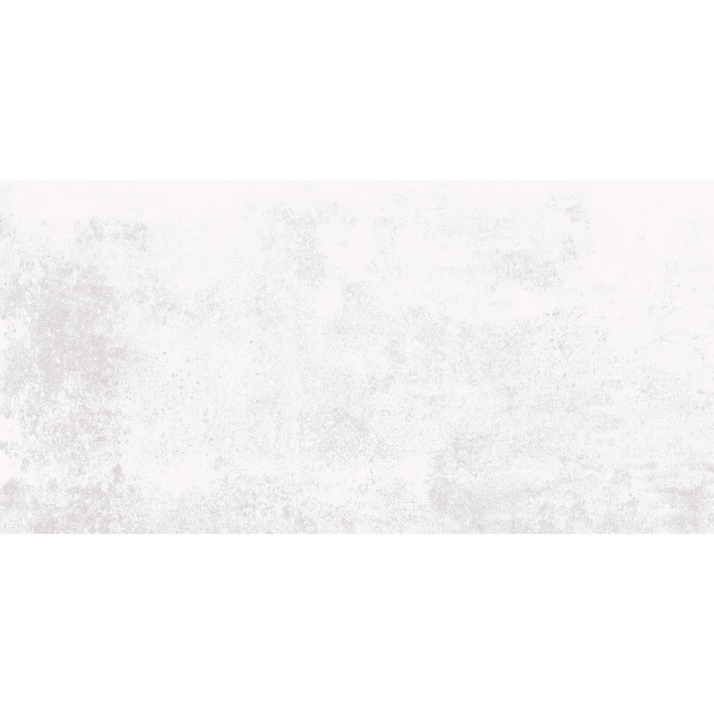 Detailed view of Crystal White Lapatto tile showing textured white surface with subtle lapatto shine.