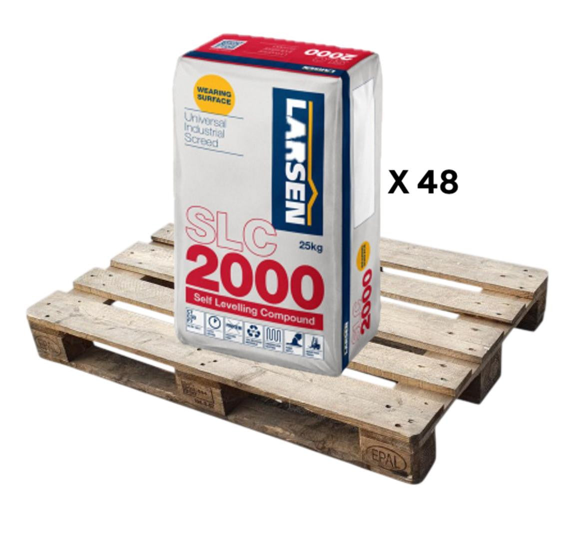 Larsen SLC2000 Professional Self Levelling Compound Industrial Grey 25kg (48 Bag Pallet)