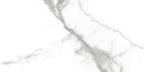 Delta White Polished Marble-Effect Porcelain Tile