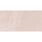 Detailed view of Dune Cream porcelain tile surface showing its matt texture and gentle stone veining.