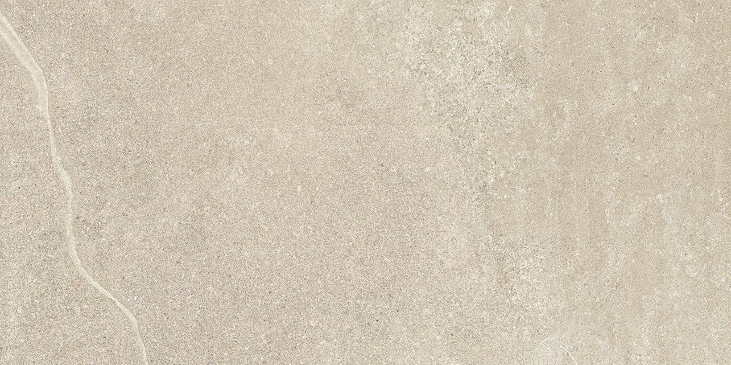 Flat lay of the Earth Beige tile showing its detailed stone-effect surface and natural texture.