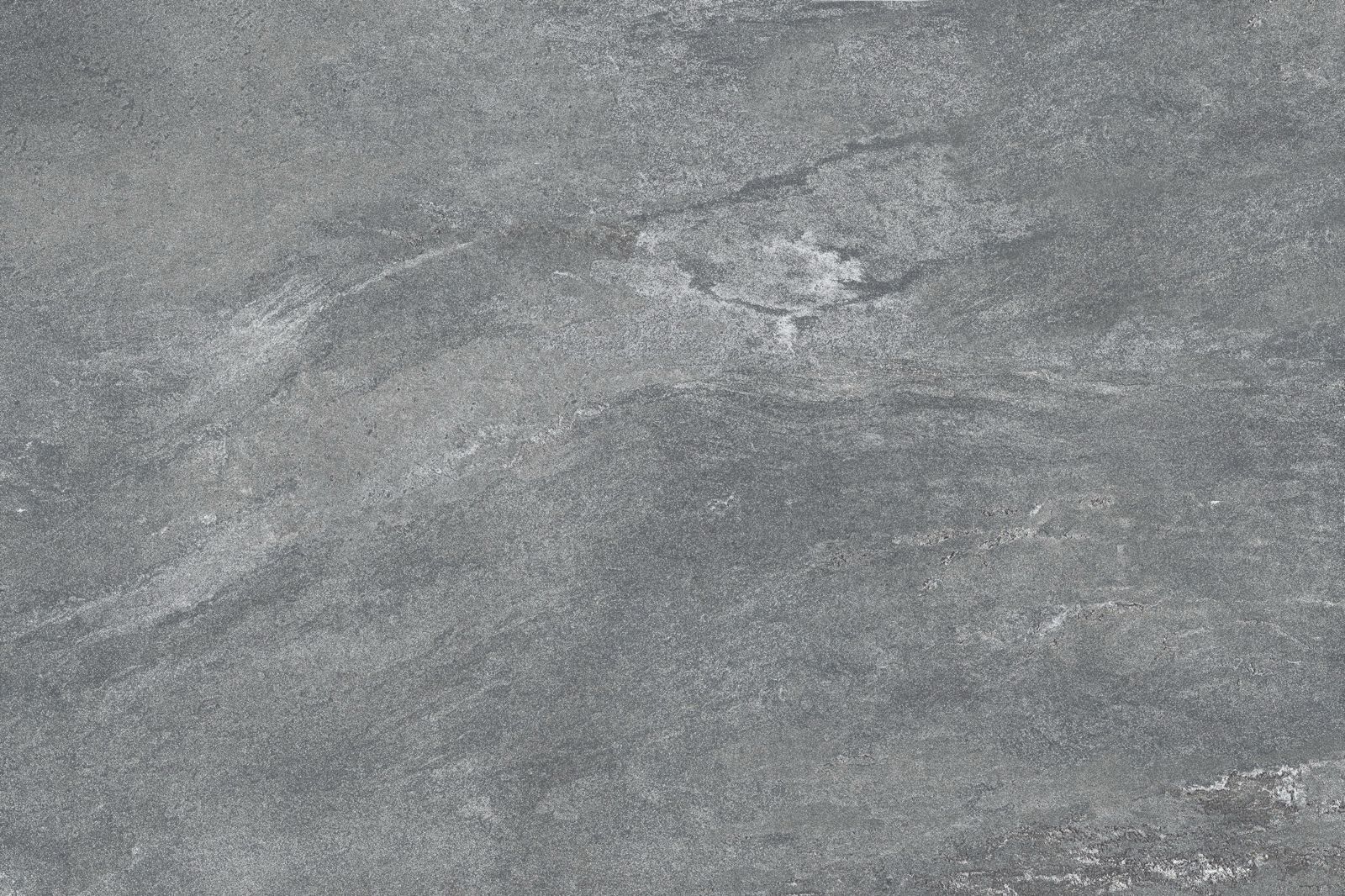 Close-up of Cloudstone mid grey stone effect porcelain paving surface texture 900x600mm