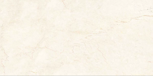 Close-up of Eden Ivory Marble Gloss Tile showcasing its soft cream base with delicate natural veining and a polished high-gloss surface. Ideal for luxurious wall and floor finishes.