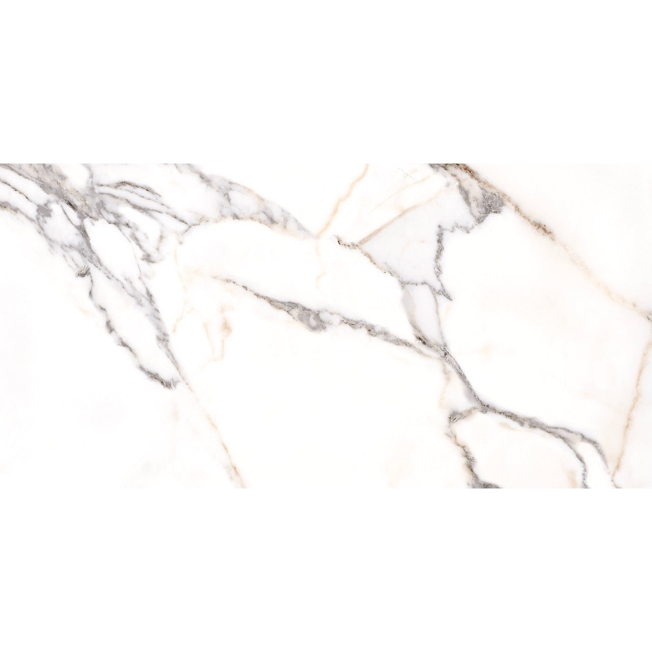 Elysian White 3D Matt Porcelain Wall & Floor Tile - 60x120cm