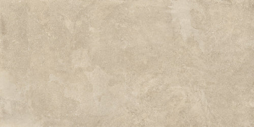 Close-up texture view of the Eterna Beige tile showcasing natural stone detail and soft beige tones.