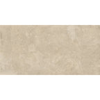 Close-up texture view of the Eterna Beige tile showcasing natural stone detail and soft beige tones.